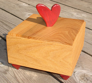 ash heart box